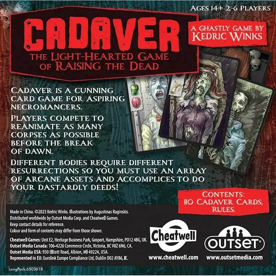 Cadaver - A Cunning Card Game for Aspiring Necromancers - Outset - 