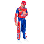 Cal Naughton Driver Deluxe Jumpsuit and Hat Halloween Costume Cosplay