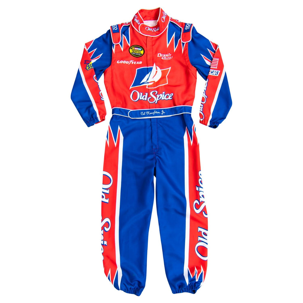 Cal Naughton Driver Deluxe Jumpsuit and Hat Halloween Costume Cosplay