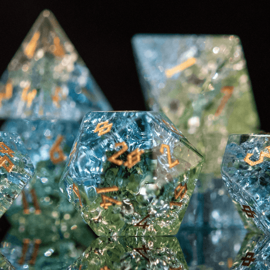 Calypso Shattered Glass Dice Set - 