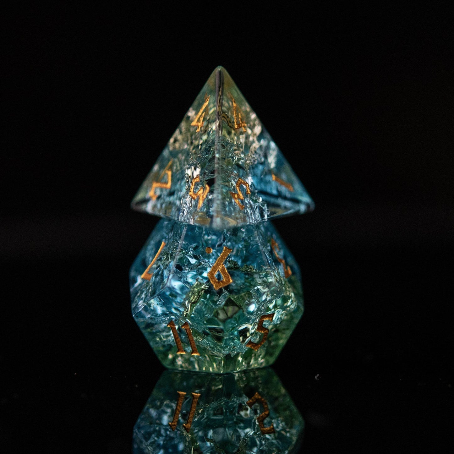 Calypso Shattered Glass Dice Set - 