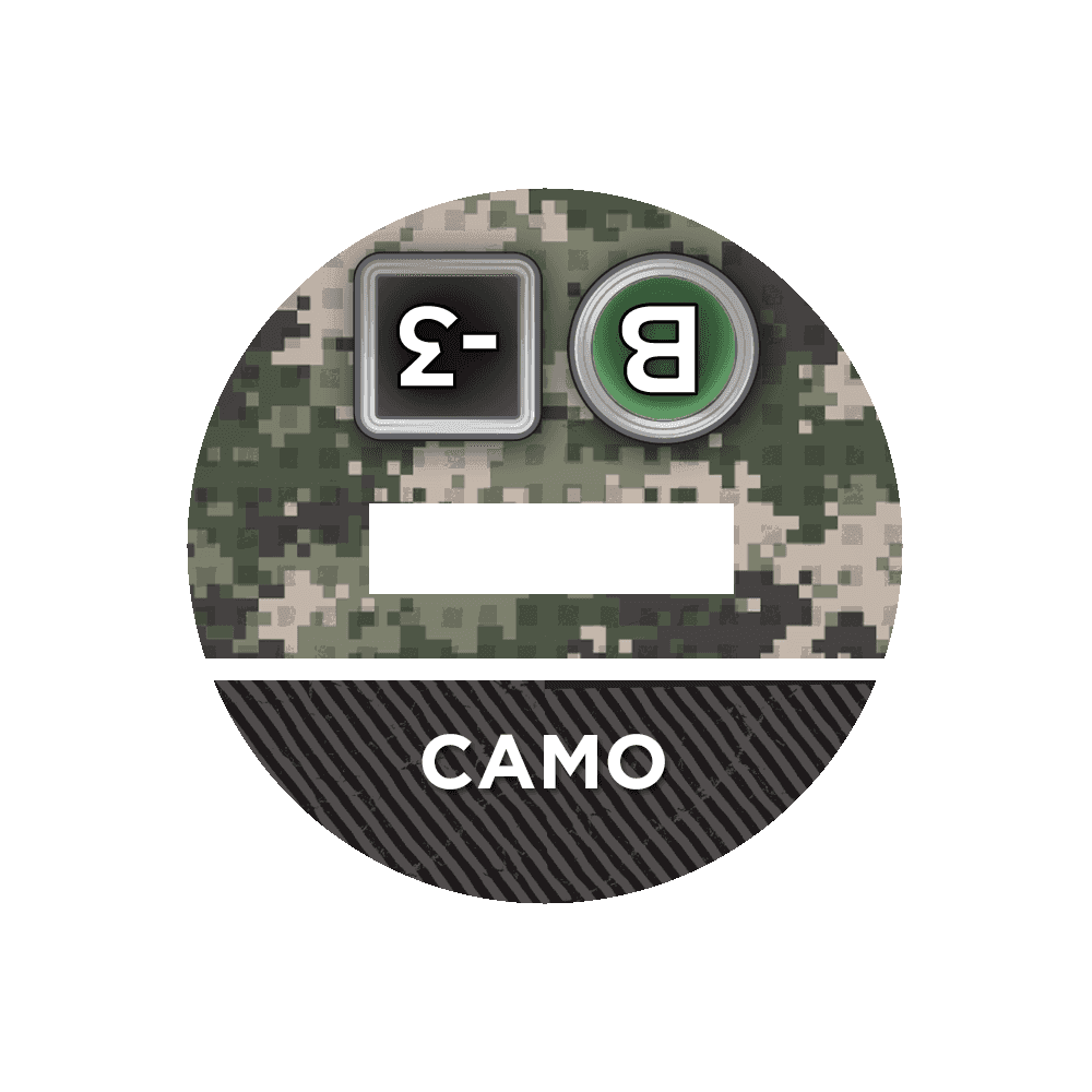 N4 Bases for 3D Markers - 25mm / Camo -3 / B