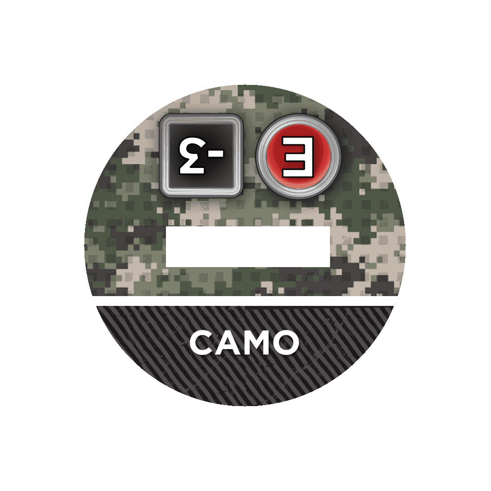 N4 Bases for 3D Markers - 25mm / Camo -3 / E