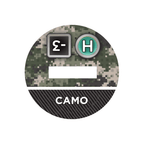 N4 Bases for 3D Markers - 25mm / Camo -3 / H