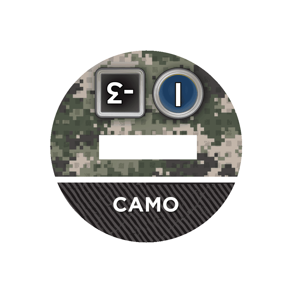 N4 Bases for 3D Markers - 25mm / Camo -3 / I