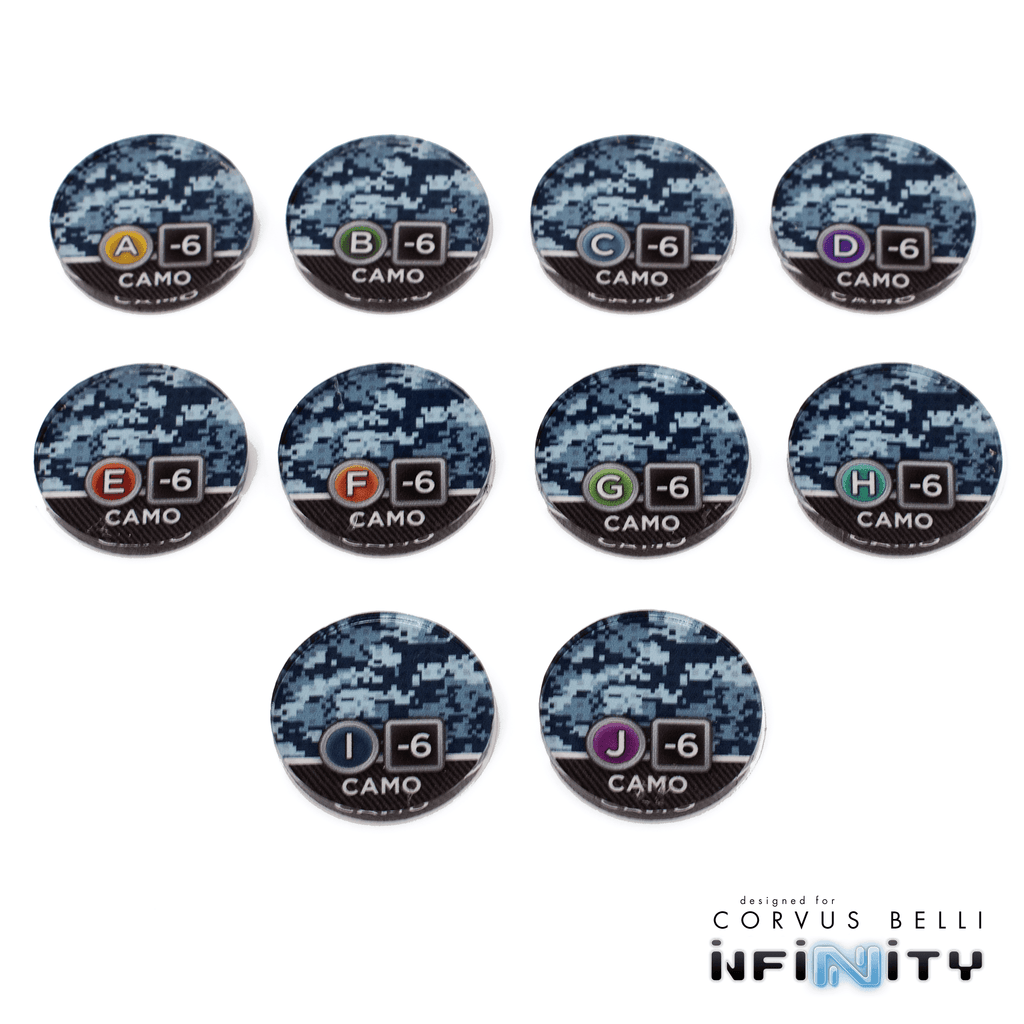 N4 Acrylic Camo Markers - Camo -6 / A / 25mm