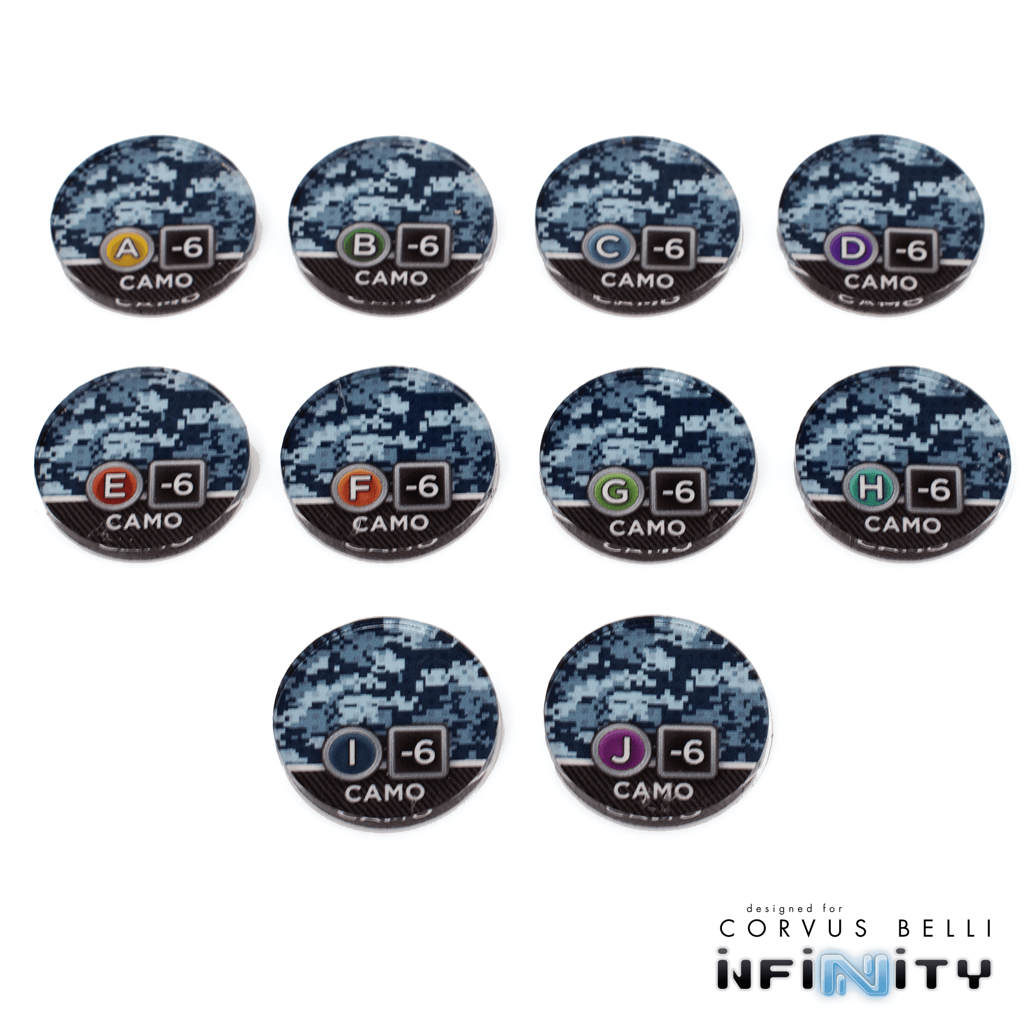 N4 Acrylic Camo Markers - Camo -6 / A / 25mm