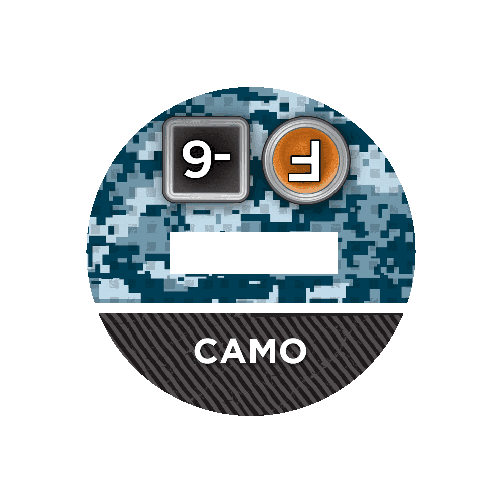 N4 Bases for 3D Markers - 25mm / Camo -6 / F