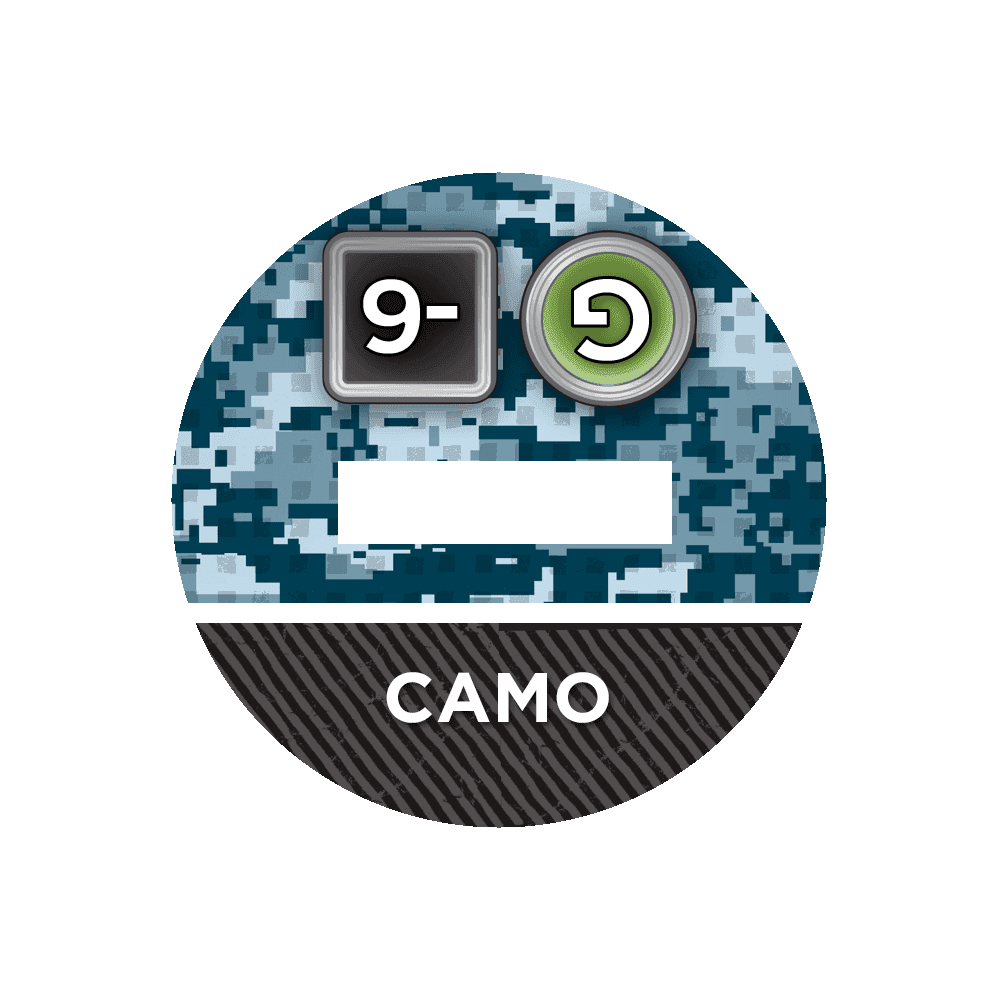 N4 Bases for 3D Markers - 25mm / Camo -6 / G