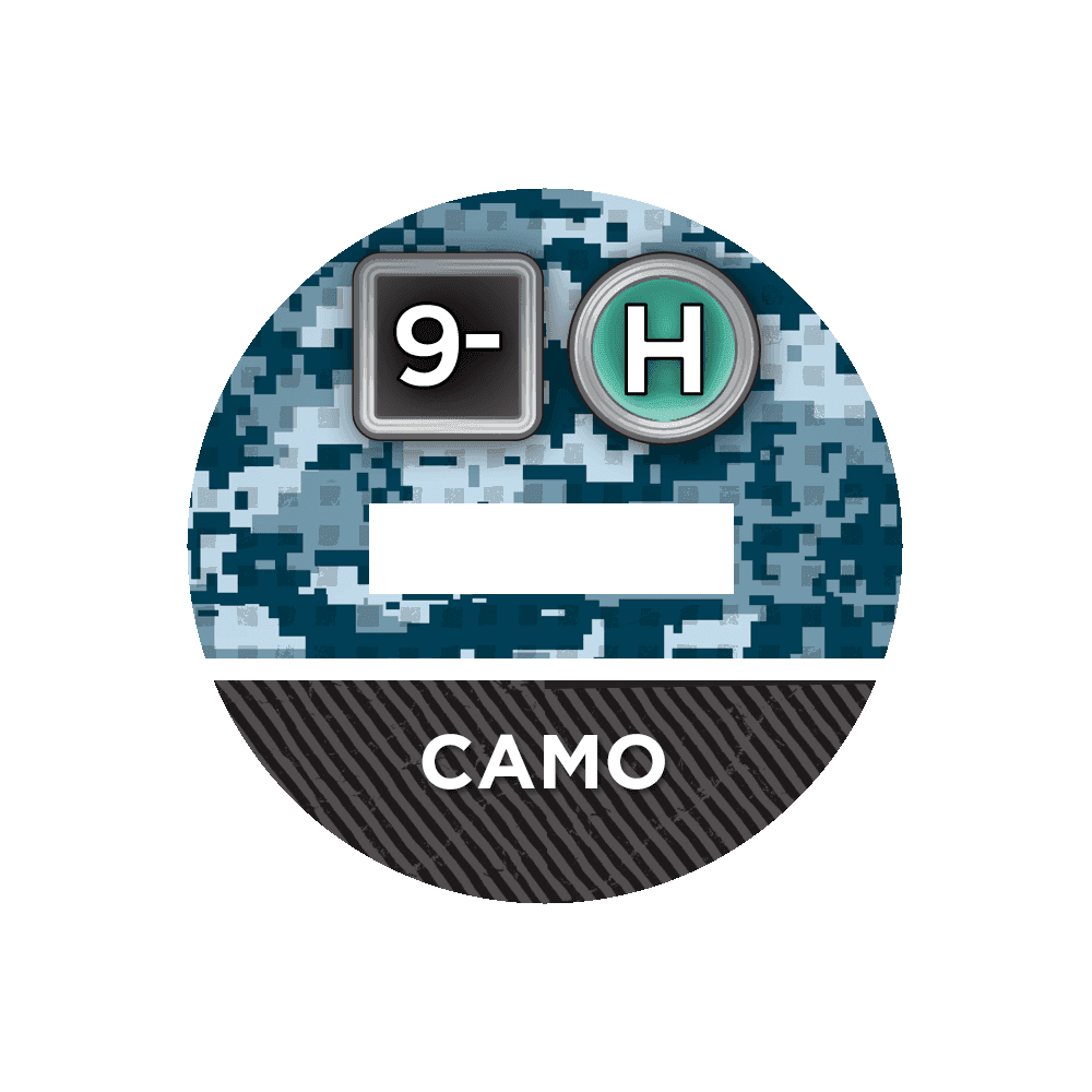 N4 Bases for 3D Markers - 25mm / Camo -6 / H