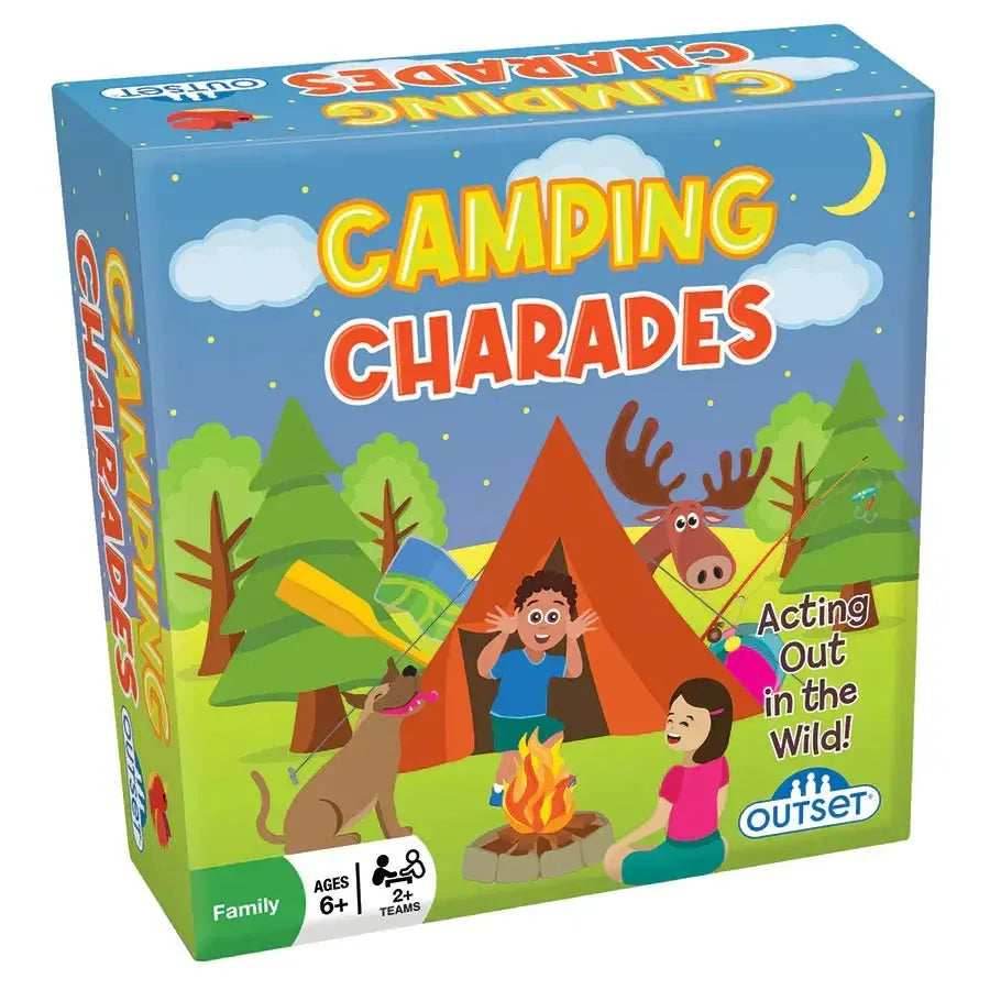 Camping Charades Game - Act Out in the Wild! - Outset - 
