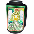 3dRose Susan Brown Designs Angels or Fairies Themes - Angel Princess Anime - Can Cooler Bottle Wrap (cc_25821) - Can Cooler Bottle Wrap