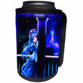 3dRose Susan Brown Designs General Themes - Anime on a Balcony - Can Cooler Bottle Wrap (cc_25824) - Can Cooler Bottle Wrap