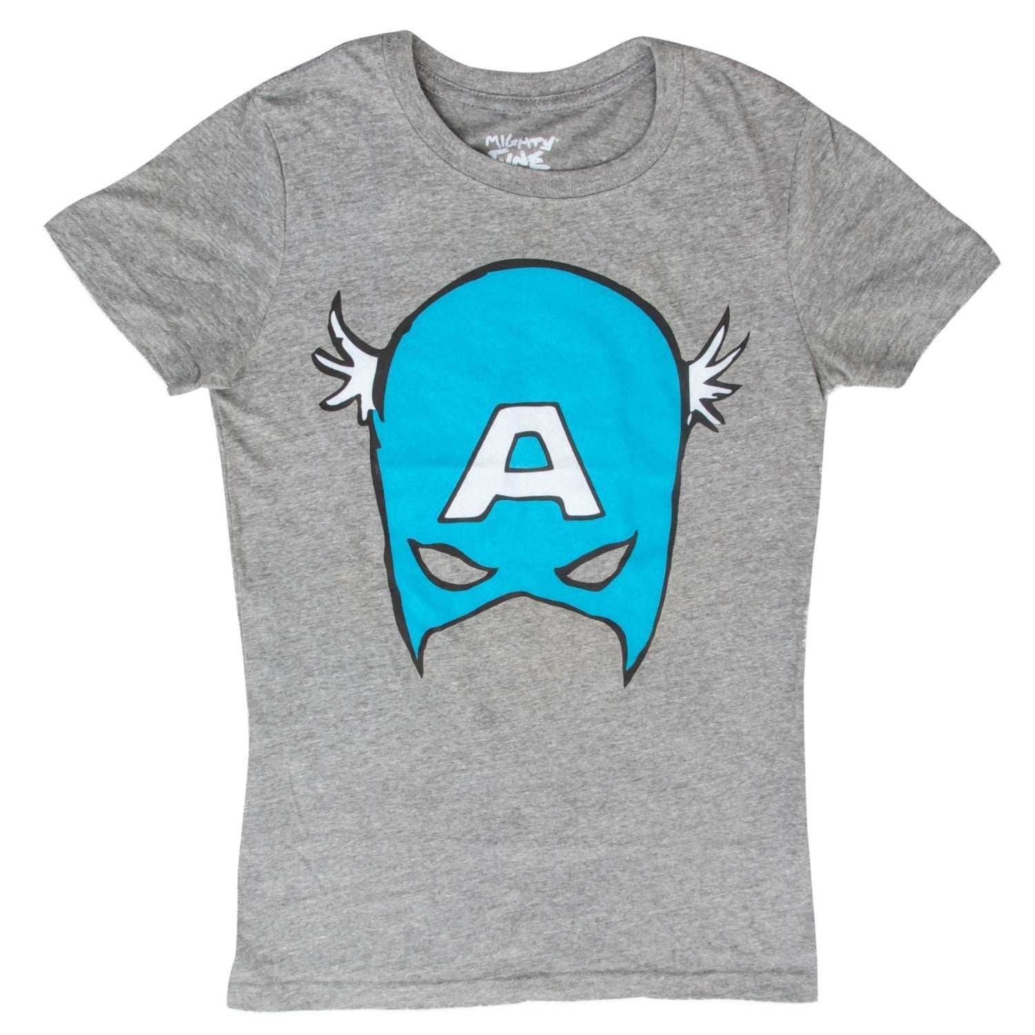 Captain America Big Blue A Mask T-Shirt - S