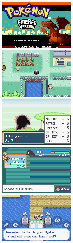 Pokemon Creepy Black GBA ROM Hack Video Game Custom Gameboy Advance