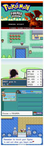 Pokemon Creepy Black GBA ROM Hack Video Game Custom Gameboy Advance