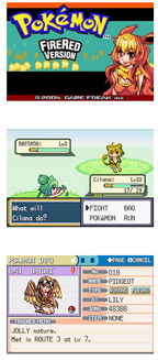 Pokemon Moemon Fire Red GBA ROM Hack Video Game Custom Gameboy Advance