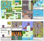 Pokemon Orange GBC ROM Hack Video Game Custom Gameboy Color