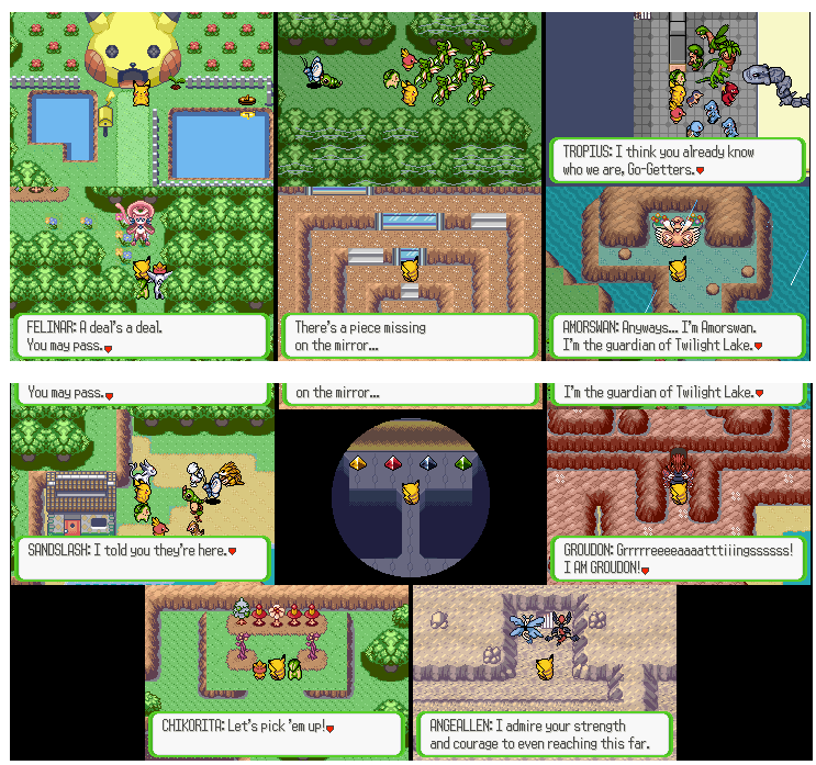 Pokemon Ruby Destiny Resuce Rangers GBA ROM Hack Game Boy Advance