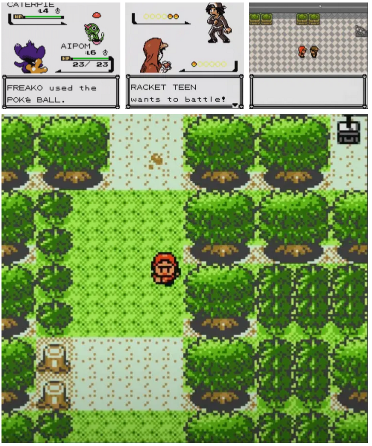 Pokemon Bronze GBC ROM Hack Video Game Custom Gameboy Color