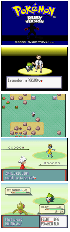 Pokemon Snakewood GBA ROM Hack Video Game Custom Gameboy Advance