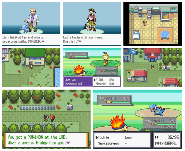 Pokemon Liquid Crystal GBA ROM Hack Video Game Custom Gameboy Advance