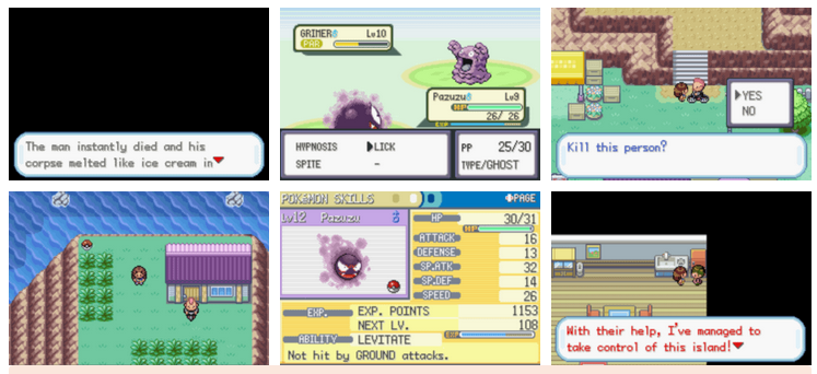 Pokemon Korosu GBA ROM Hack Video Game Custom Gameboy Advance