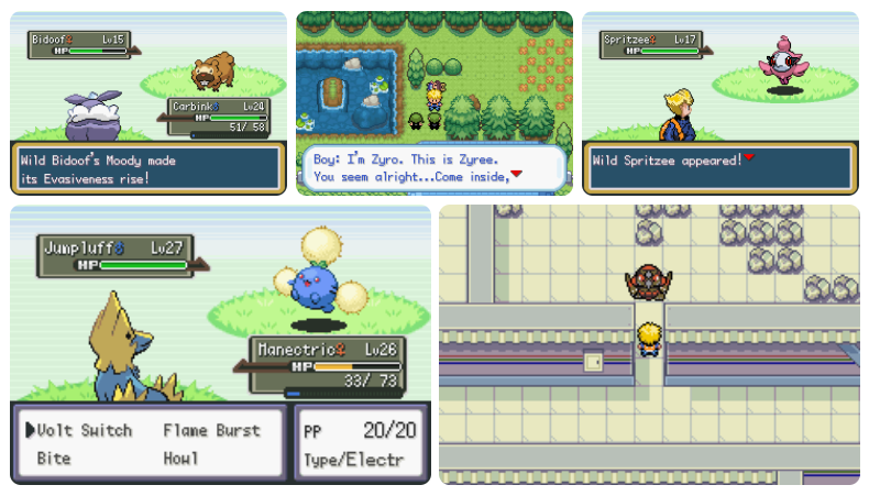 Pokemon Dark Rising GBA ROM Hack Video Game Boy Advance