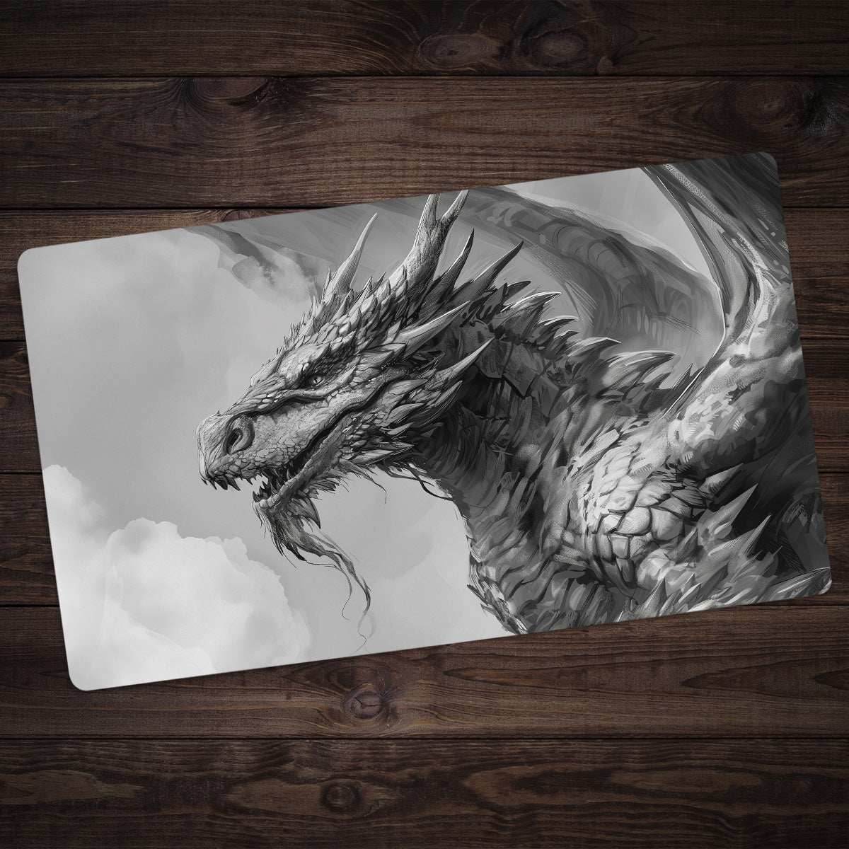 Ashen Dragon Playmat - Standard Playmat / Plain