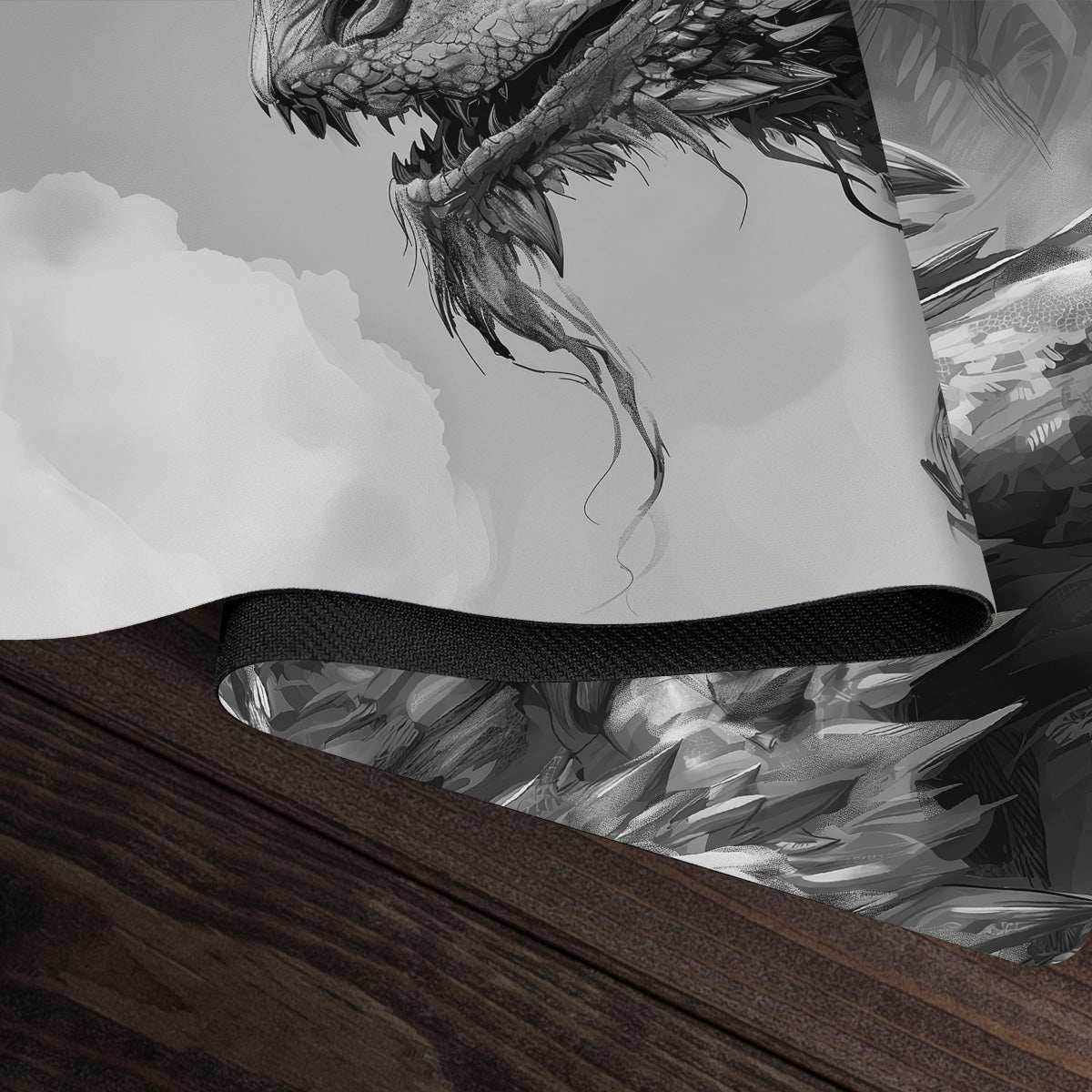 Ashen Dragon Playmat - Standard Playmat / Plain