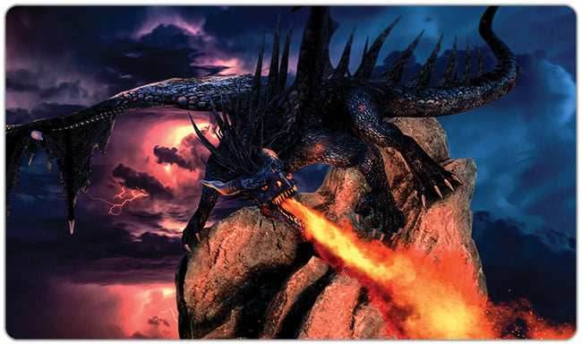 Black Dragon Playmat - Plain