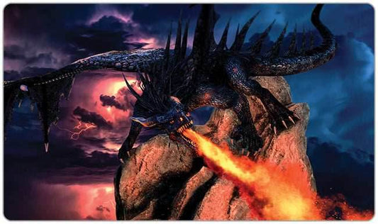 Black Dragon Playmat - Plain