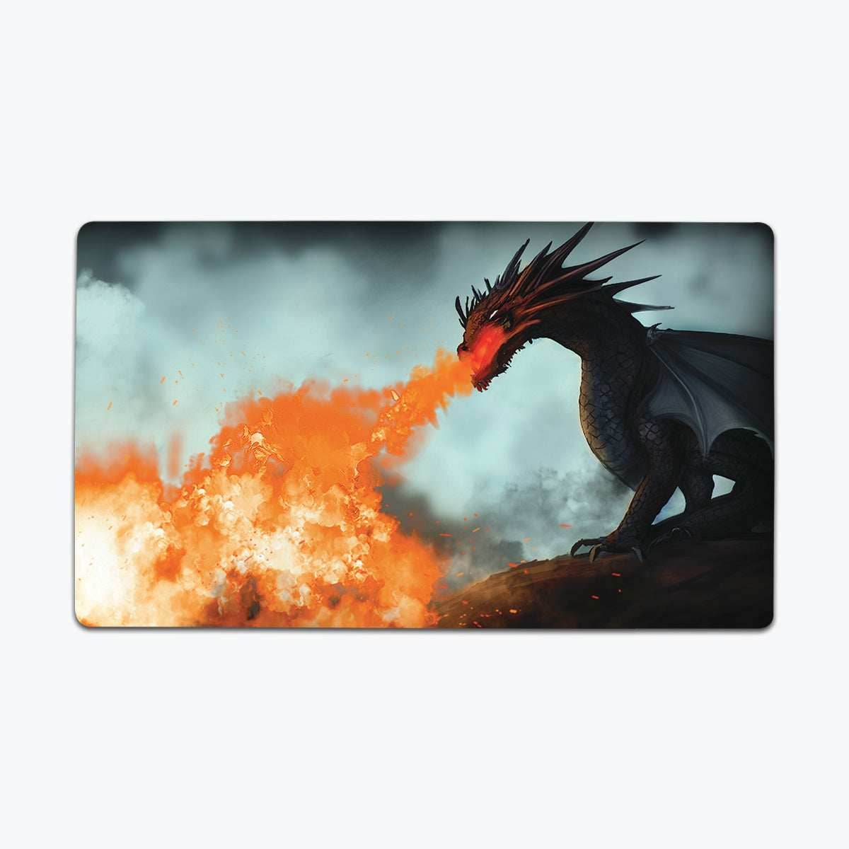 Crimson Dragon Playmat - Standard Playmat / Plain
