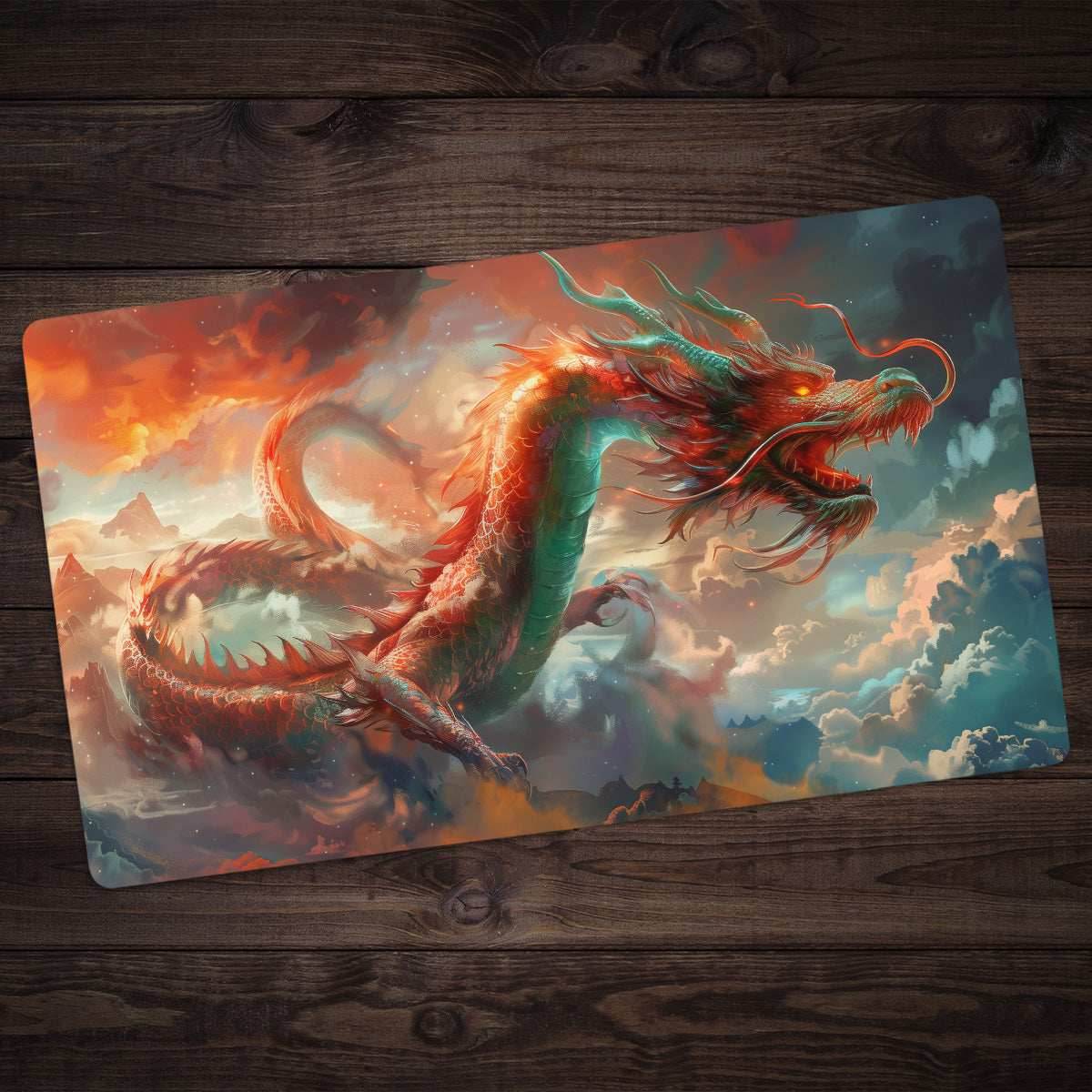 Divine Serpent Dragon Playmat - Standard Playmat / Plain