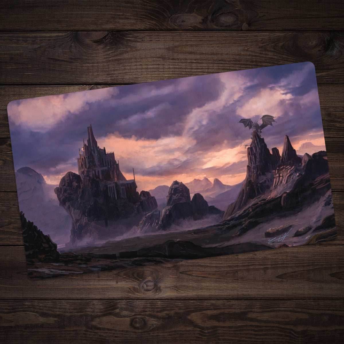 Dragon Canyon Playmat - Standard Playmat / Plain