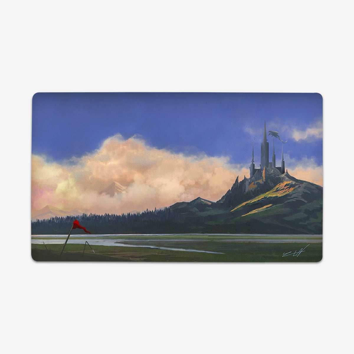 Dragon's Castle Playmat - Standard Playmat / Plain