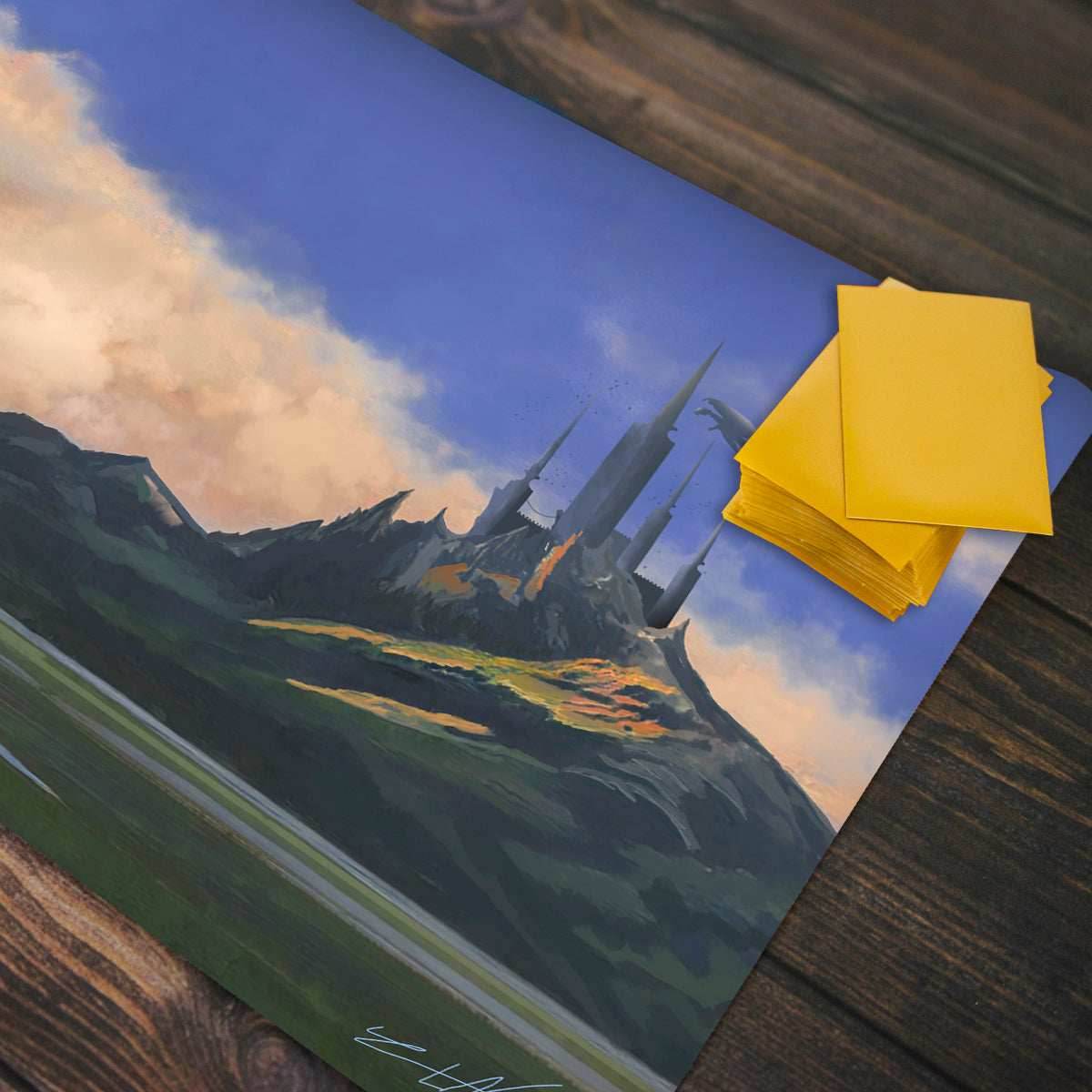 Dragon's Castle Playmat - Standard Playmat / Plain