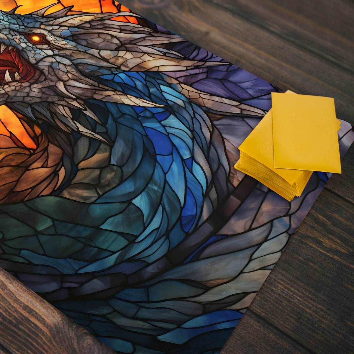 Ignis Dragon Playmat - Standard Playmat / Plain
