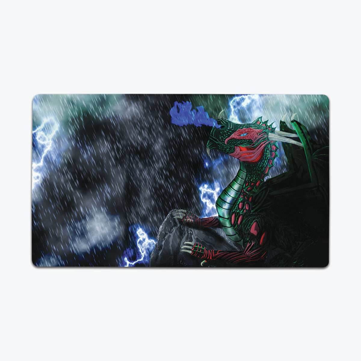 Thunder Storm Dragon Playmat - Standard Playmat / Plain