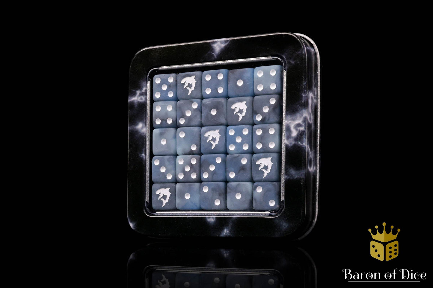 Carcharodon "Great White Shark" - Void Grey Dice