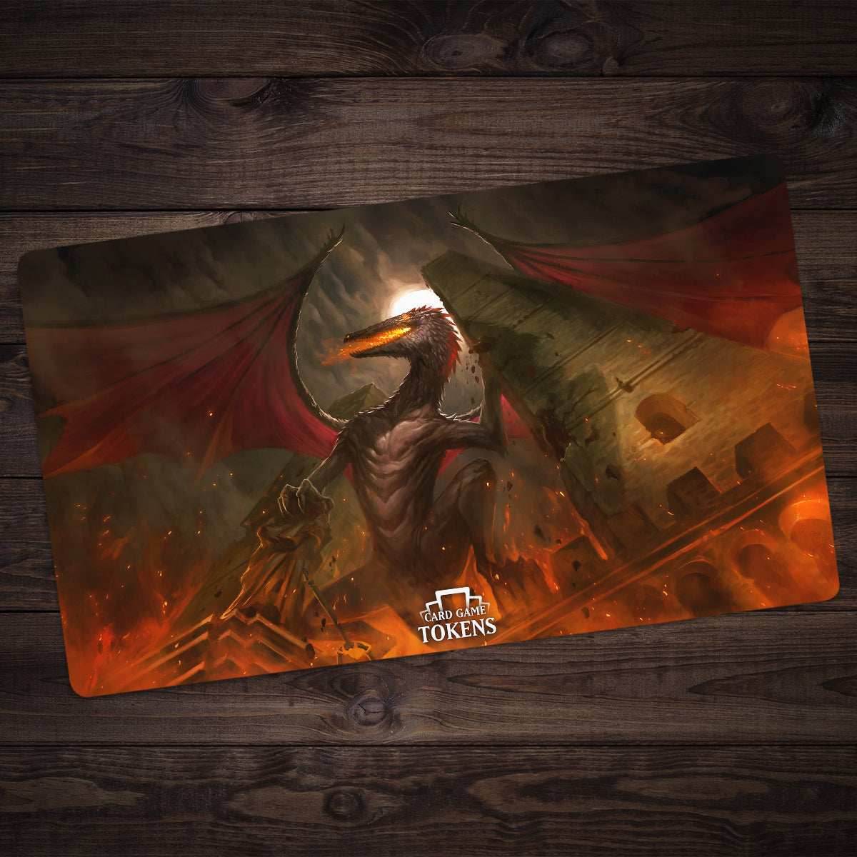The Fire Dragon Playmat - Plain