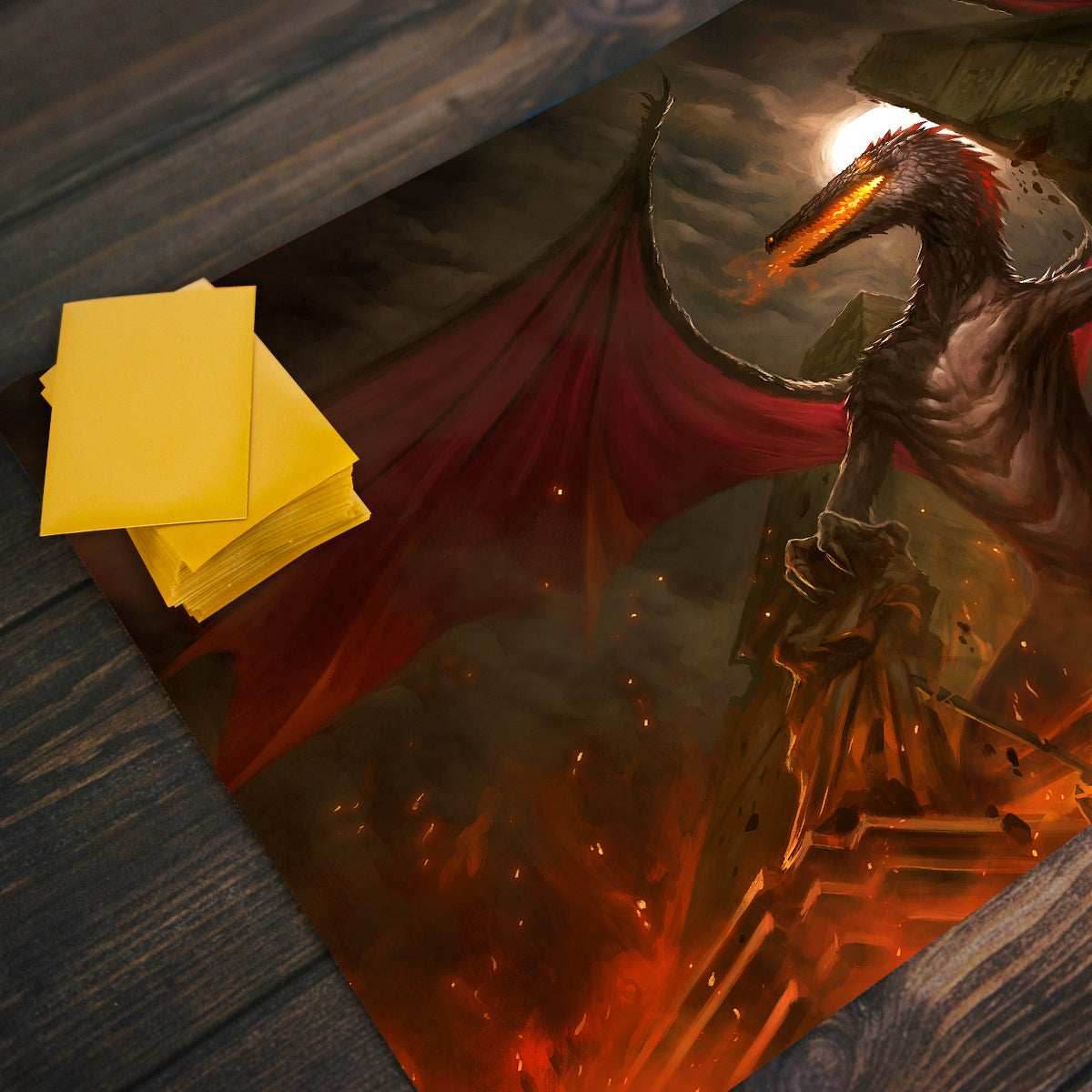The Fire Dragon Playmat - Plain