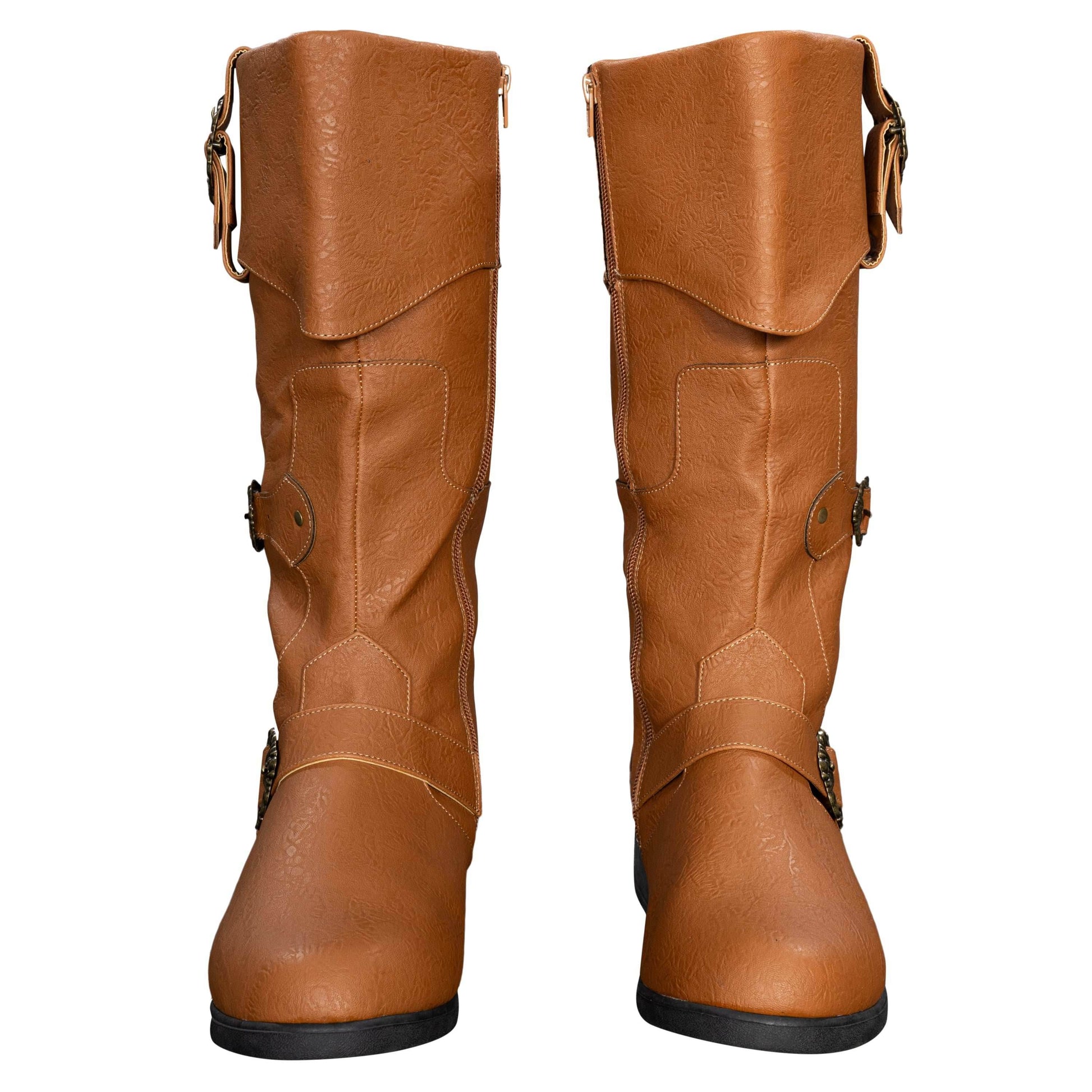 Caribbean Movies Pirate Boots Adventure Footwear Halloween Costume Cosplay - S