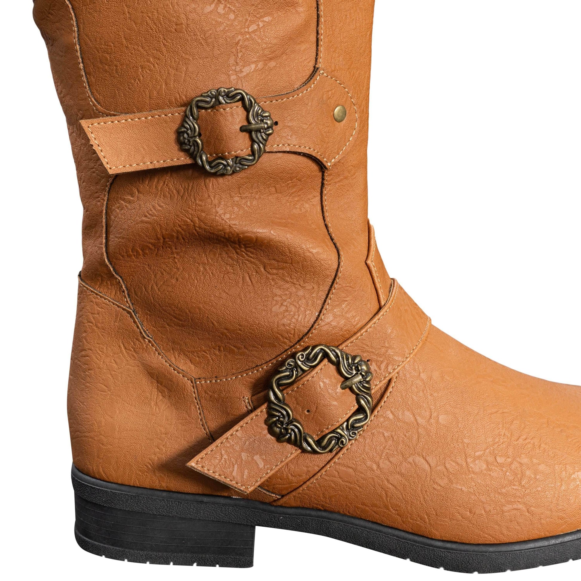 Caribbean Movies Pirate Boots Adventure Footwear Halloween Costume Cosplay - S