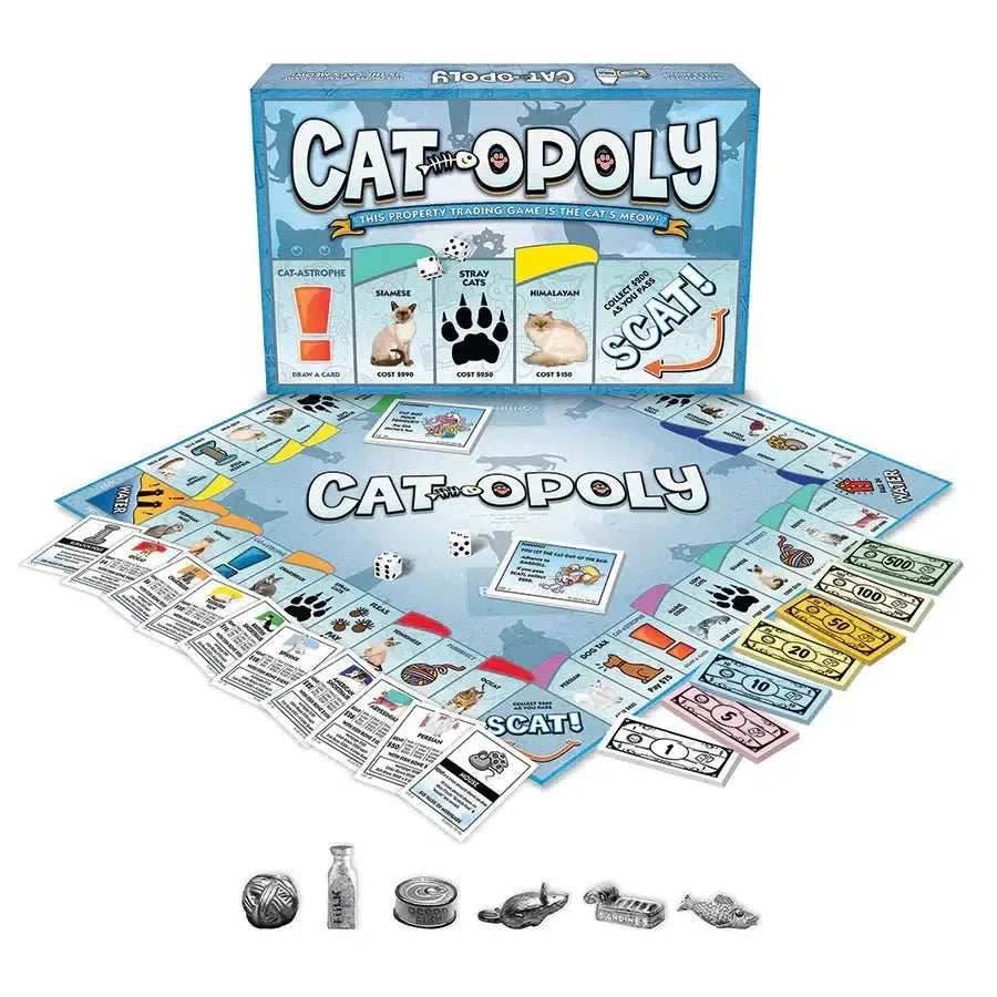 Cat-Opoly Board Game Outset - 