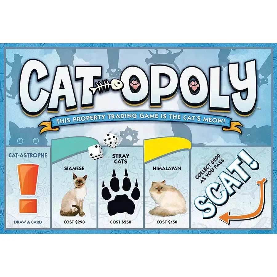 Cat-Opoly Board Game Outset - 