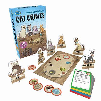 Cat Crimes™ - Who’s to Blame Logic Game - 