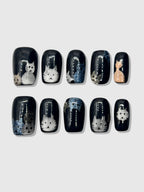 Cat Lady press on nails