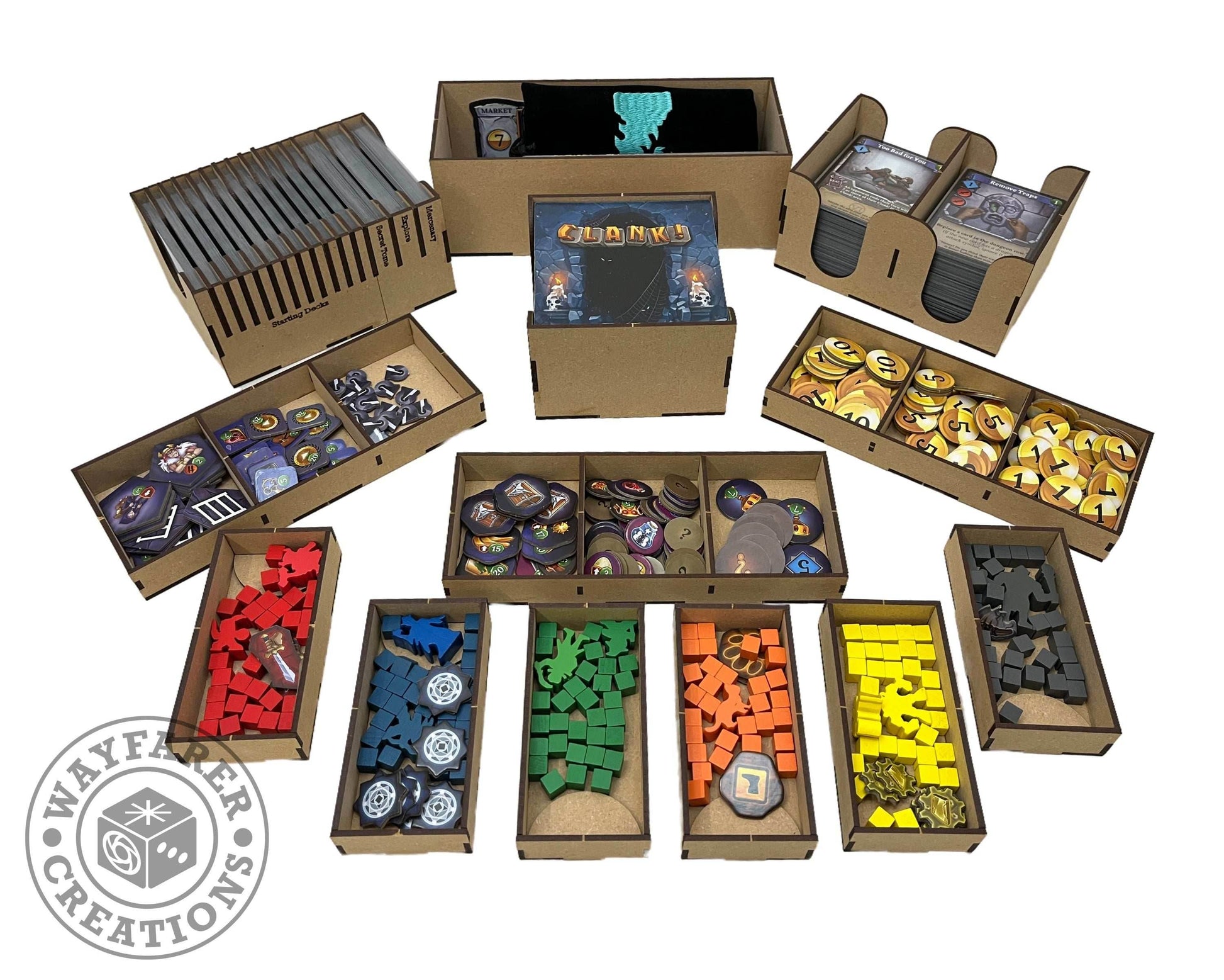 Clank! Catacombs Board Game Organizer Insert - 