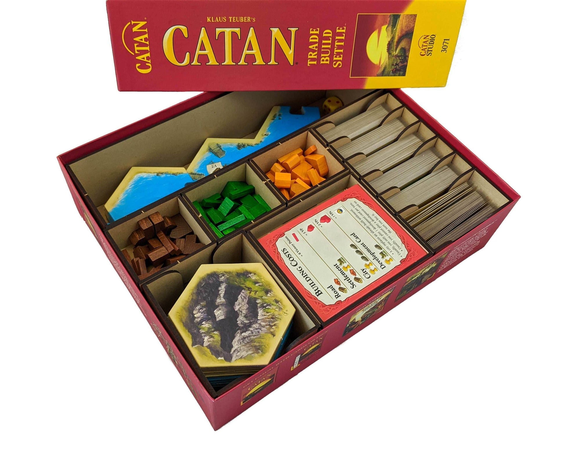 Catan Board Game Organizer Insert - 